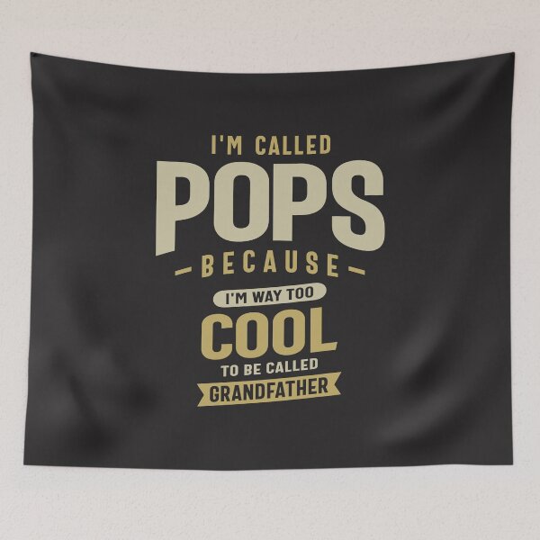 Artikelvorschau, Ich heiße Pops, weil ich viel zu cool bin - Papa und Opa entworfen und verkauft von cidolopez.