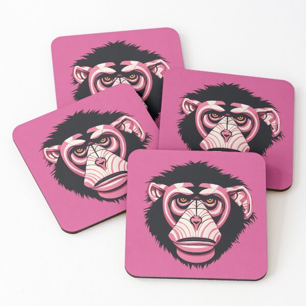 Artikelvorschau, Baboon logo, geometric, vector, symmetrical entworfen und verkauft von DrawItOnce.