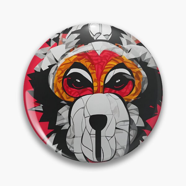 Artikelvorschau, Baboon logo, geometric, vector, symmetrical entworfen und verkauft von DrawItOnce.