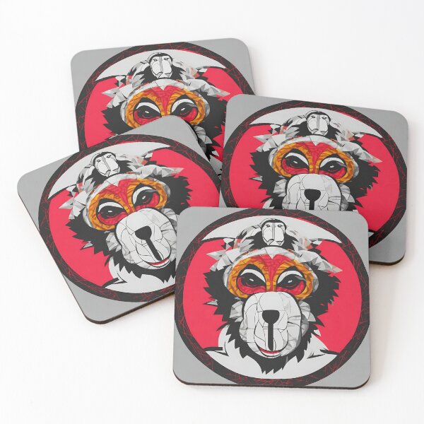 Artikelvorschau, Baboon logo, geometric, vector, symmetrical entworfen und verkauft von DrawItOnce.
