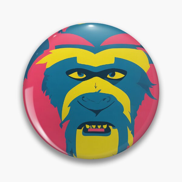 Artikelvorschau, Baboon logo, geometric, vector, symmetrical entworfen und verkauft von DrawItOnce.