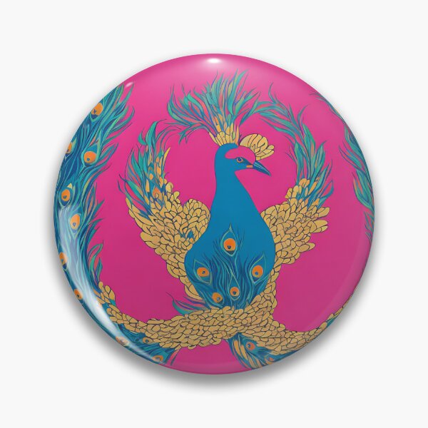Item preview, Peacock logo, geometric, vector, symmetrical, minimalism designed and sold by DrawItOnce.