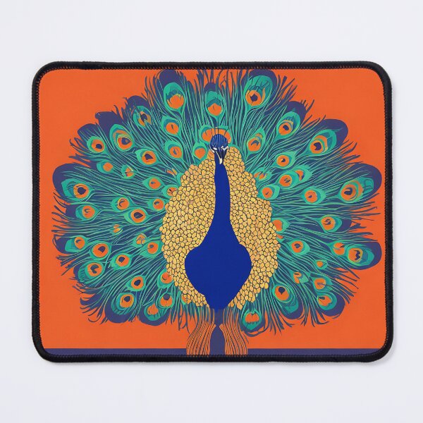 Artikelvorschau, Peacock logo, geometric, vector, symmetrical, minimalism entworfen und verkauft von DrawItOnce.