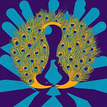 Vorschaubild zum Design Peacock logo, geometric, vector, symmetrical, minimalism von DrawItOnce