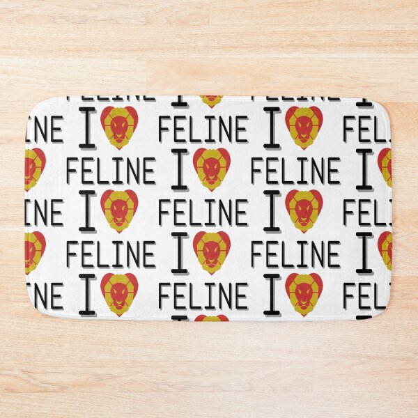 Item preview, I love feline designed and sold by The-Blue-Feline.