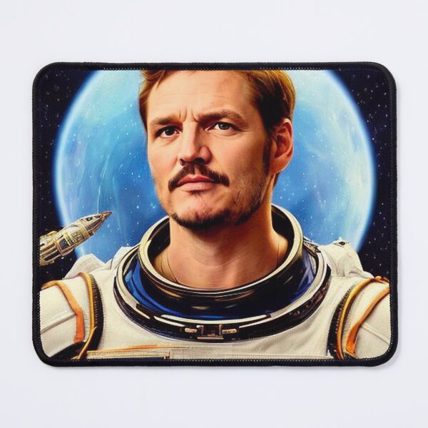 Item preview, Pedro Pascal as Astronaut Vintage Look designed and sold by ecdato.