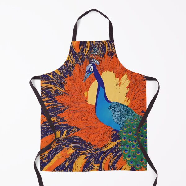 Item preview, Peacock logo, geometric, vector, symmetrical, minimalism designed and sold by DrawItOnce.