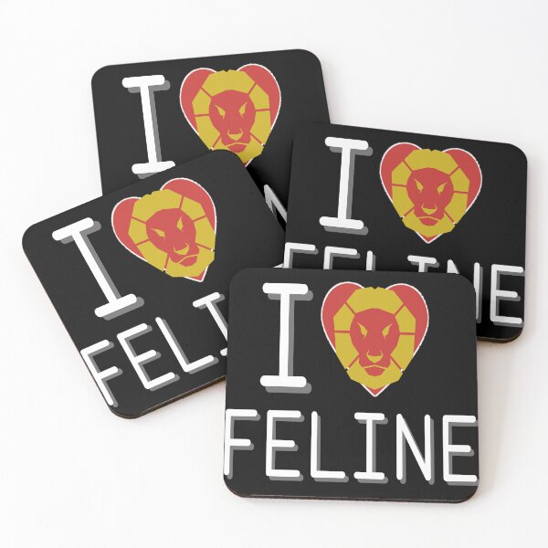 Item preview, I love feline designed and sold by The-Blue-Feline.