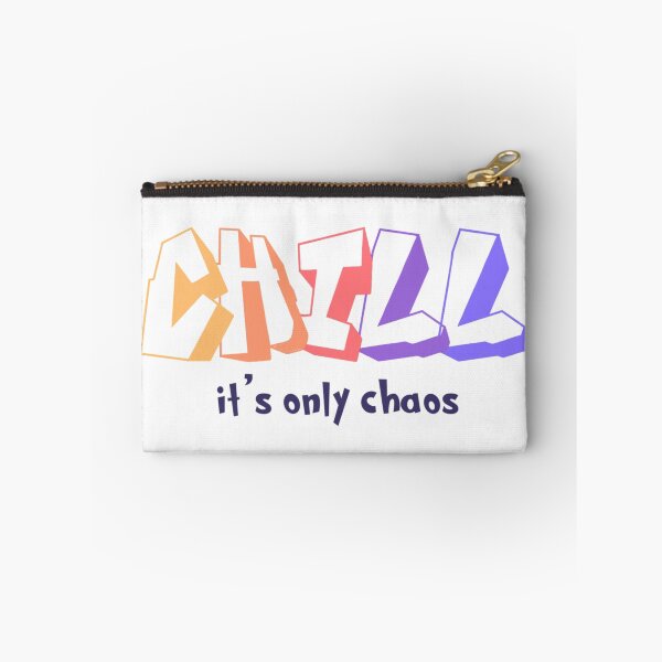 Item preview, Chill it's only chaos good vibes quote  designed and sold by Loveartse.