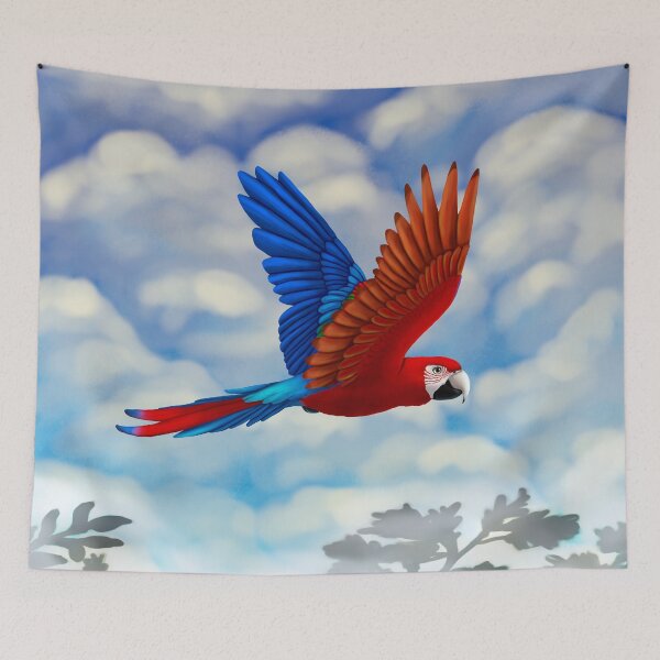 Item preview, Green-winged Macaw designed and sold by JeMiChi Art.