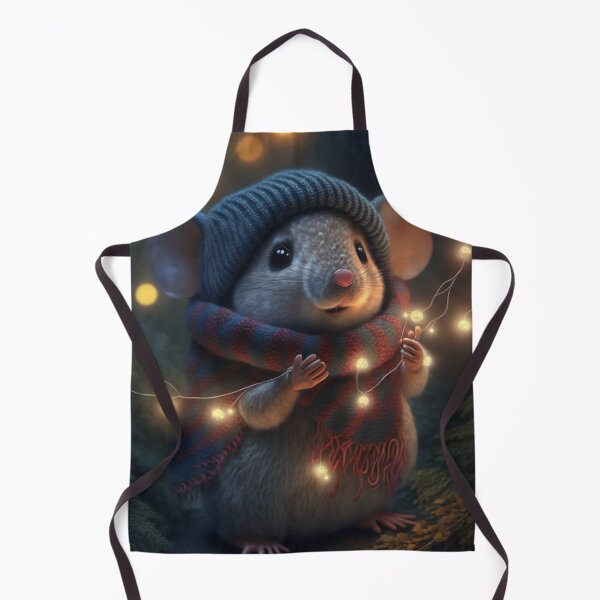 Item preview, winter mouse designed and sold by VisionaryAI.