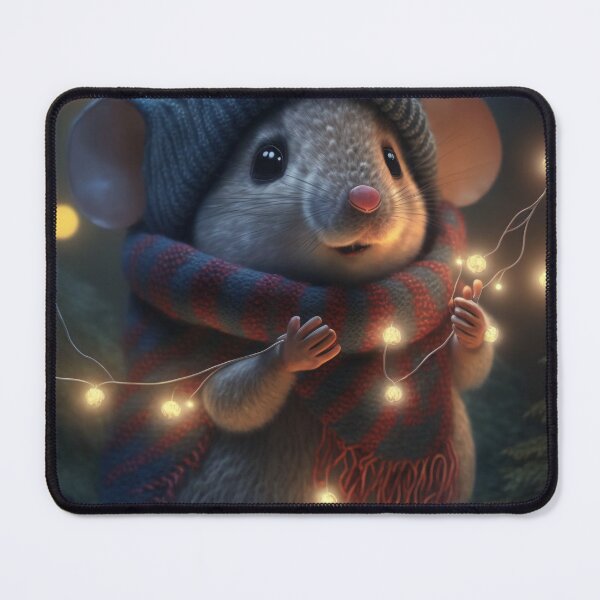 Item preview, winter mouse designed and sold by VisionaryAI.