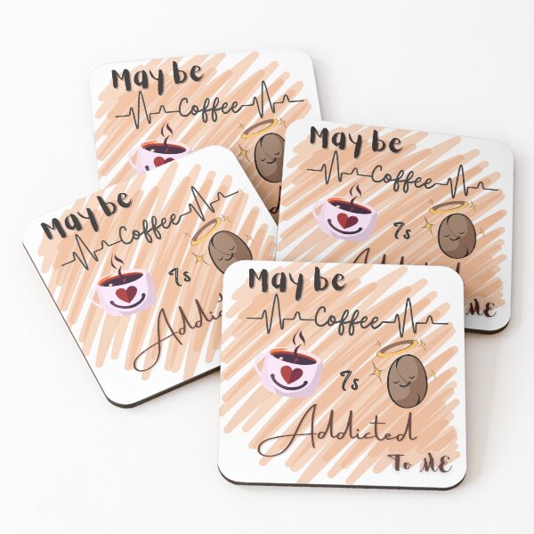 Item preview, Coffee break - may be coffee is addicted to me | coffee design | for coffee lovers |  designed and sold by Arteartz.