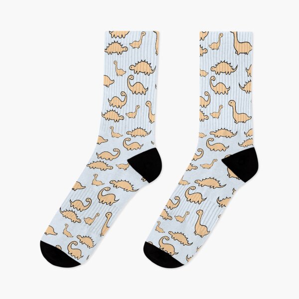 Item preview, Cute Yellow Dinosaurs With Baby Dinos Pattern On A Soft Pastel Blue Background For Dino Lovers  designed and sold by Kodexstore.