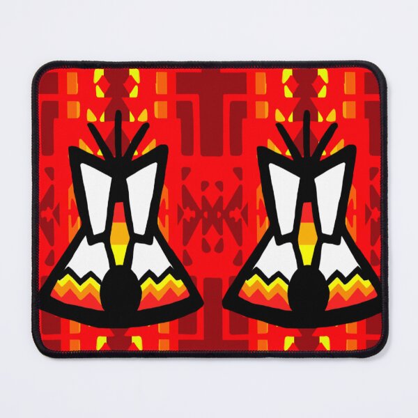 Item preview, Dark Red / Red / Fire Color / Tipi Native Blanket Print designed and sold by JMWCD.
