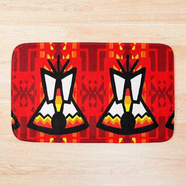 Item preview, Dark Red / Red / Fire Color / Tipi Native Blanket Print designed and sold by JMWCD.