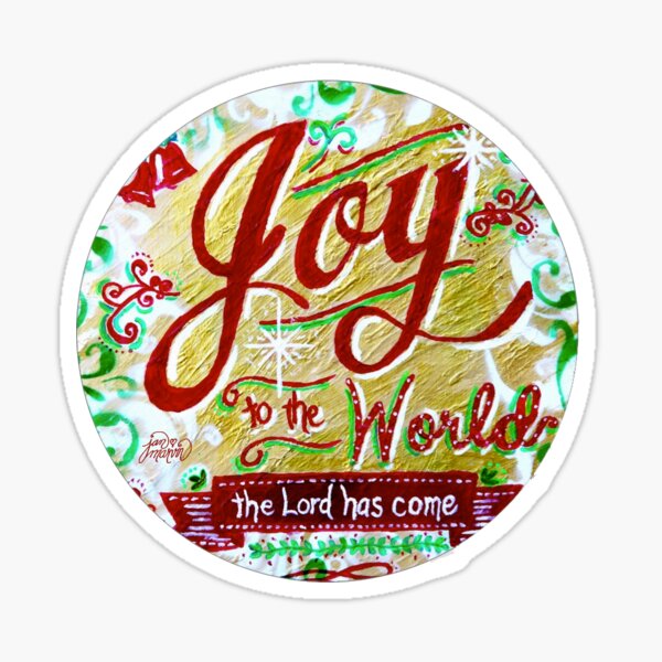 Item preview, Joy to the World Round designed and sold by Jan Marvin Art Studio.