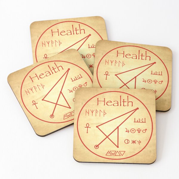 Item preview, Health talisman parchment  designed and sold by secretmagic.