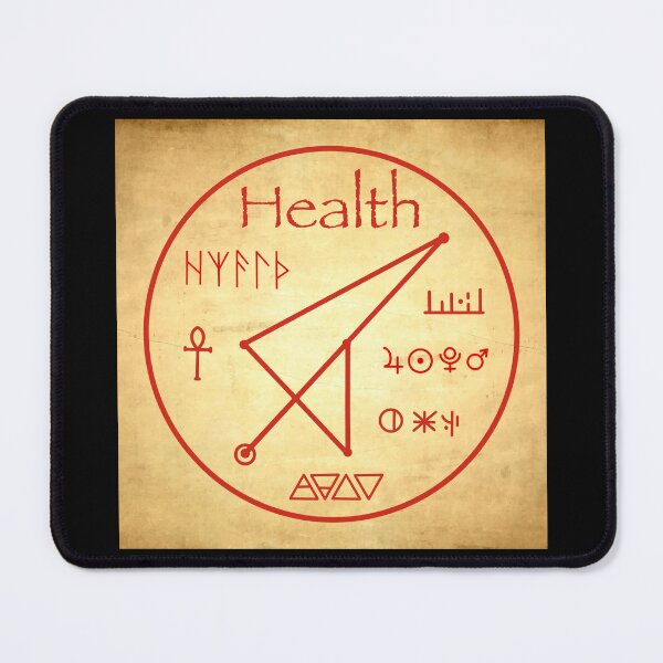 Item preview, Health talisman parchment designed and sold by secretmagic.