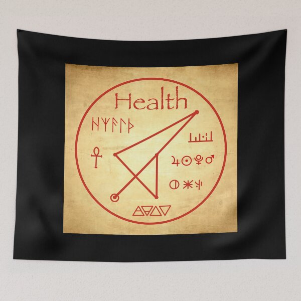 Item preview, Health talisman parchment  designed and sold by secretmagic.