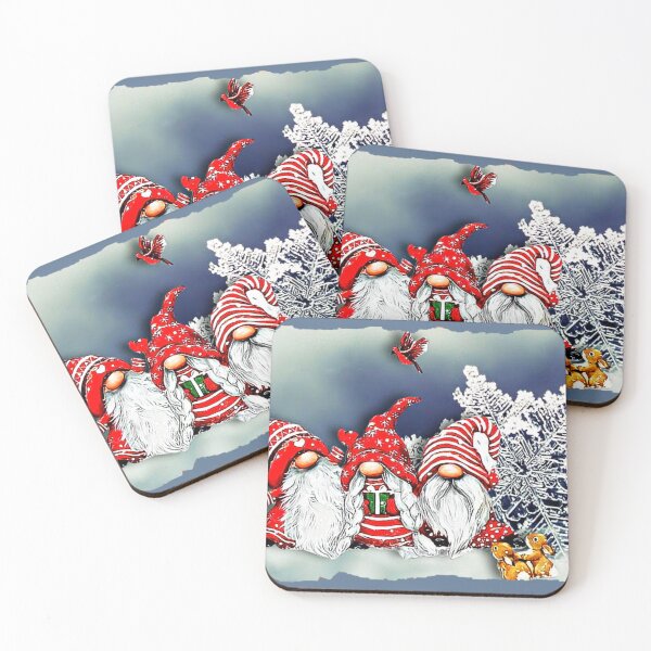 Item preview, THE THREE WISE CHRISTMAS GNOMES designed and sold by THE AMERICAN TEEVANGELIST.