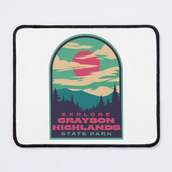 Item preview, Grayson Highlands State Park Retro Sunset designed and sold by HalpinDesign.