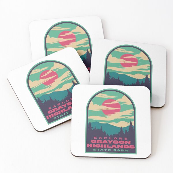 Item preview, Grayson Highlands State Park Retro Sunset designed and sold by HalpinDesign.