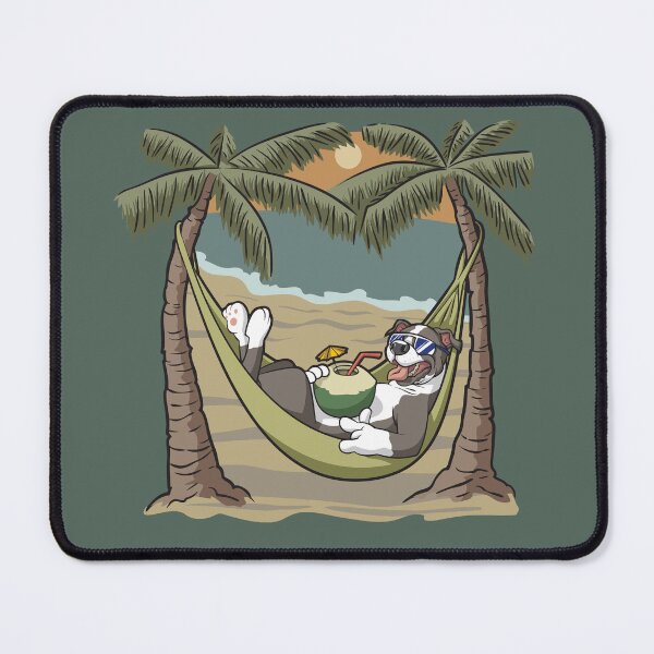 Item preview, Pitbull bulldog staffordshire terrier funny summer palms design designed and sold by Brinax.