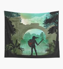 Warriors Landscapes - Legend of Zelda - Link Wall Tapestry