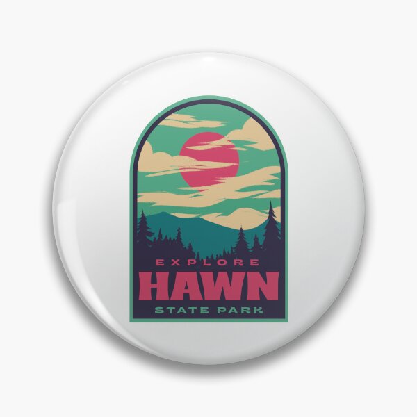 Artikelvorschau, Hawn State Park Retro Sunset entworfen und verkauft von HalpinDesign.