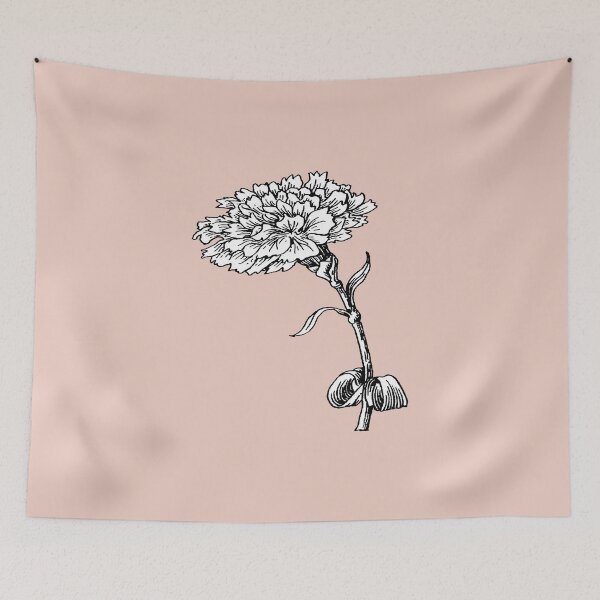 Item preview, Vintage Carnation Botanical Vector Cut Out designed and sold by taiche.