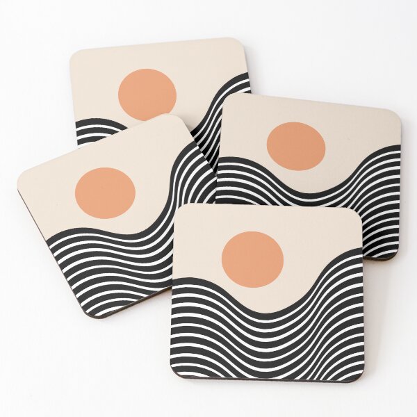 Item preview, Black and white sea waves designed and sold by BattaAnastasia.