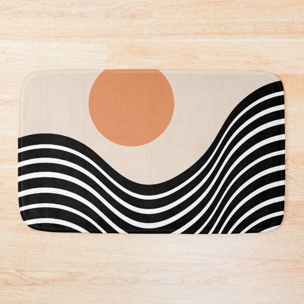 Item preview, Black and white sea waves designed and sold by BattaAnastasia.