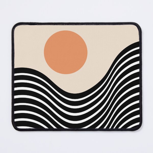 Item preview, Black and white sea waves designed and sold by BattaAnastasia.