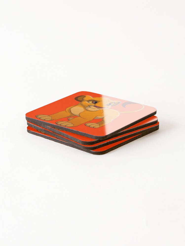 Thumbnail 4 of 5, Coasters (Set of 4), Simba designed and sold by TrinityN.