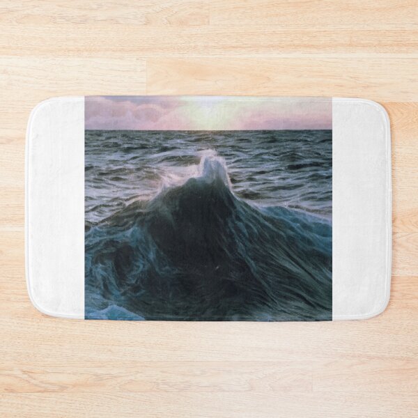 Item preview, Ocean Colored Scene, Blue Aesthetic Retro designed and sold by Crafty-Deeja.