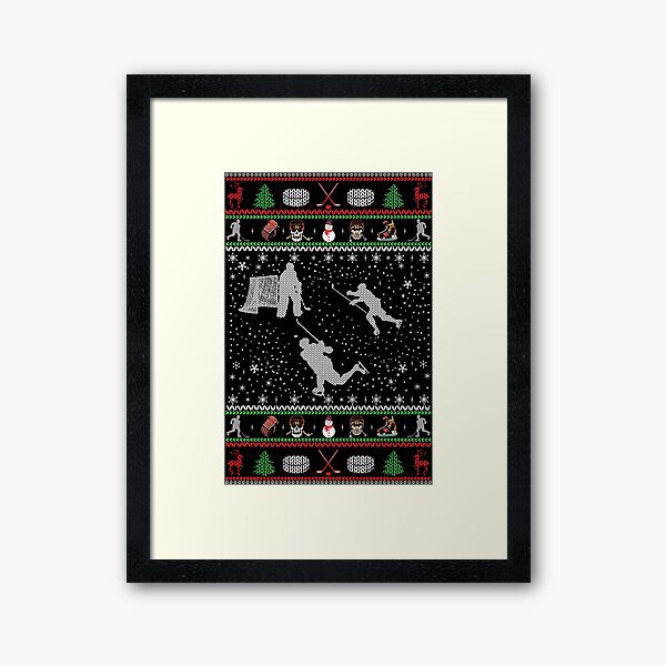 Item preview, Hockey De Noël, Hockey Drôle, Hockey Sur Glace designed and sold by Tee Hub.