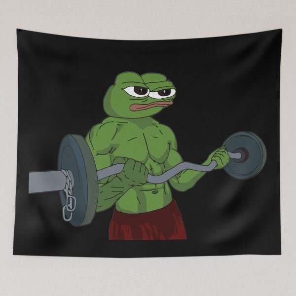 Item preview, Pepe Getting Ripped designed and sold by MazeMaterials.