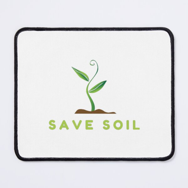 Item preview, Save Soil Logo Active designed and sold by StonesCraftSt.