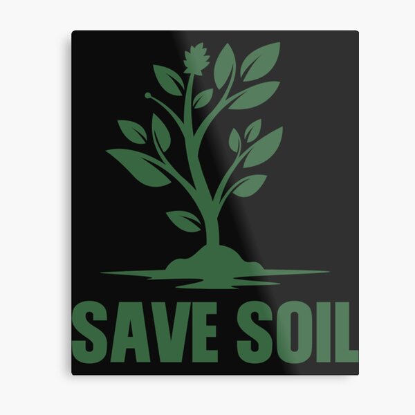 Item preview, Save Soil - Soil Conservation      designed and sold by StonesCraftSt.