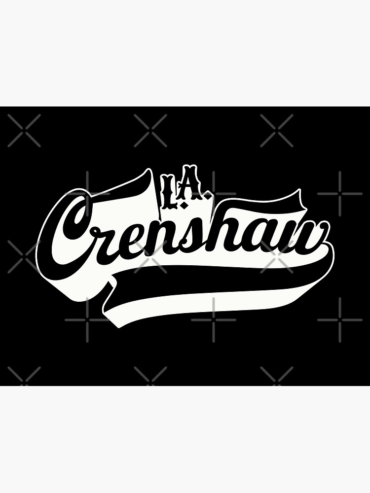 "Los Angeles Crenshaw LA Crenshaw LA Crenshaw logo" Poster for Sale