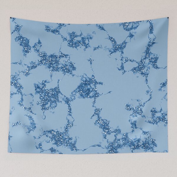 Item preview, Sparkly Onyx Glitter Marble Blue Watercolor Palette 6 designed and sold by Janzay.