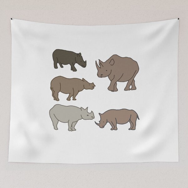 Aperçu de l'œuvre Pack Rhino créée et vendue par zoocuties.