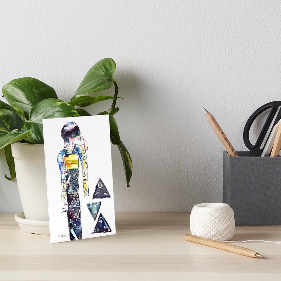"Japanese Triominos cards" Art Board Print for Sale by PinceauDansant