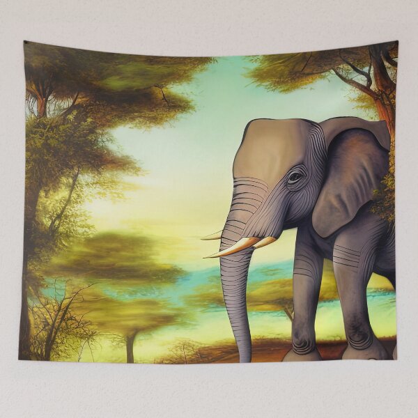 Item preview, Elephant in the Jungle designed and sold by AltenborgMedia.