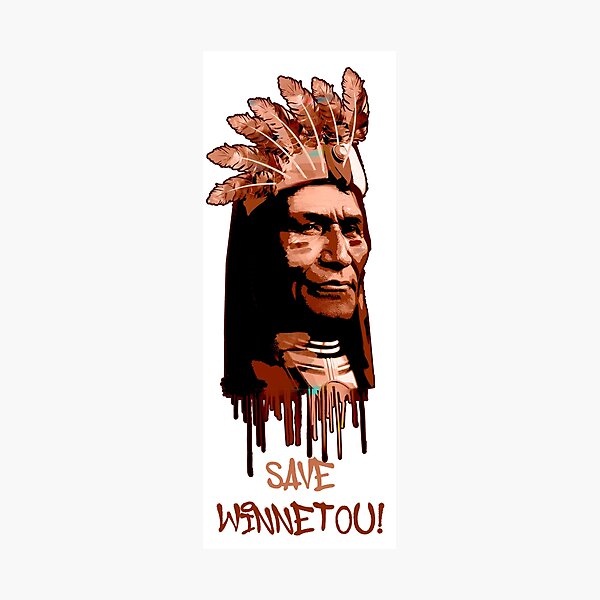 Item preview, save winnetou, winnetou, indians, graffiti designed and sold by theherbst131313.