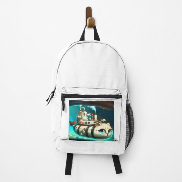 Item preview, Cat Submarine Chimera - Digital Art designed and sold by flying-flamingo.