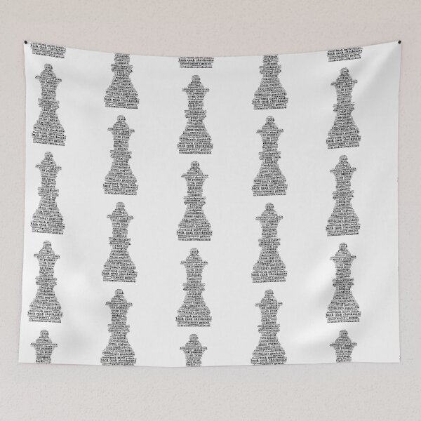 Item preview, Chess Queen Piece (Chess Word Art) designed and sold by shminoa.