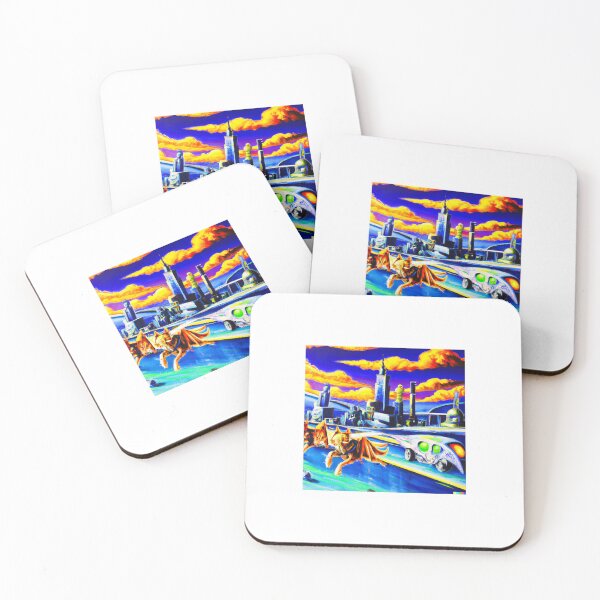 Item preview, Post Apocalyptic Futuristic World in Oil Painting designed and sold by flying-flamingo.