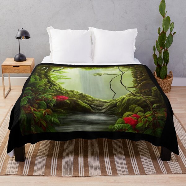 Item preview, Lost Forest Temple 7 - Throw Pillows and Prints.  designed and sold by ScatterHub.